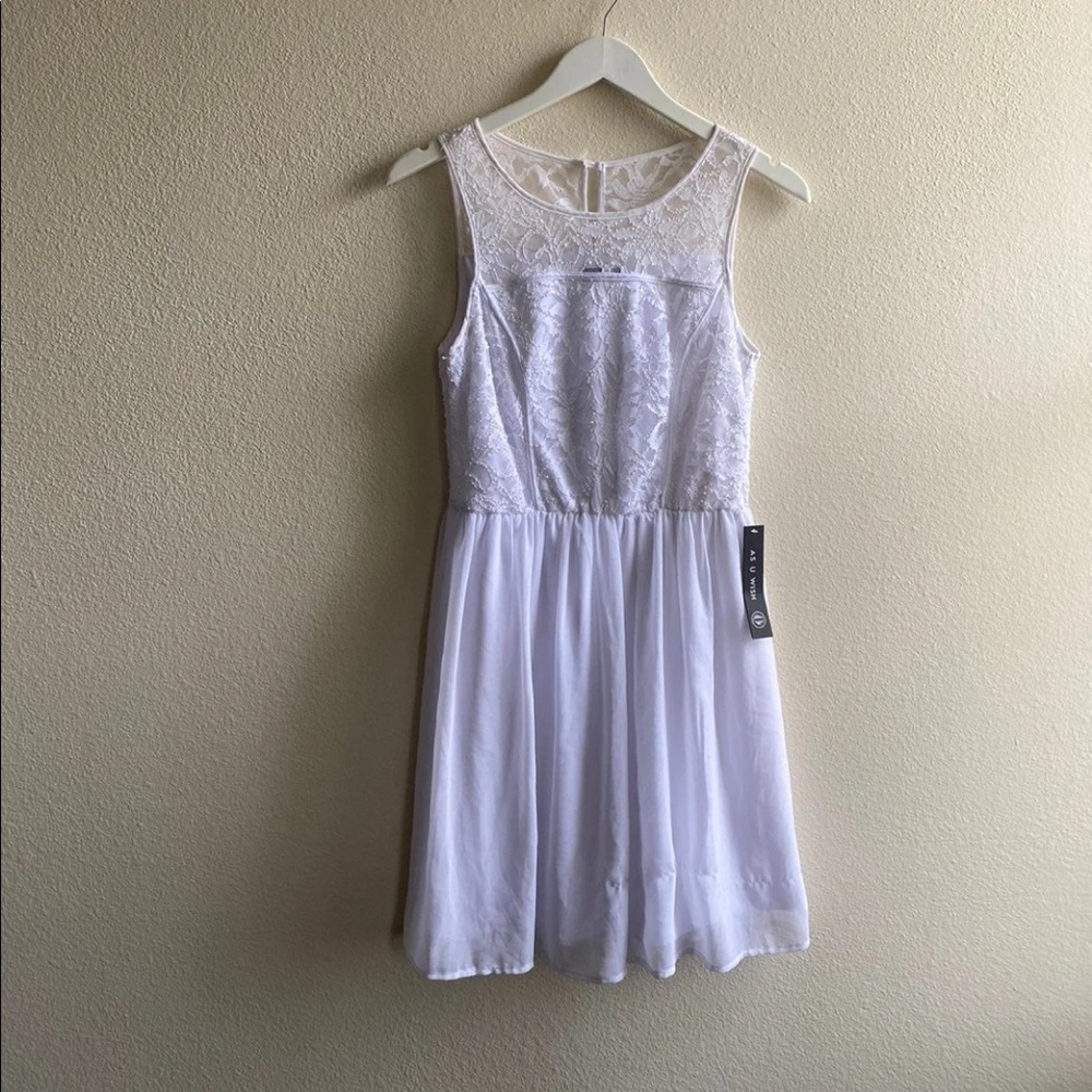 As U Wish White Dress